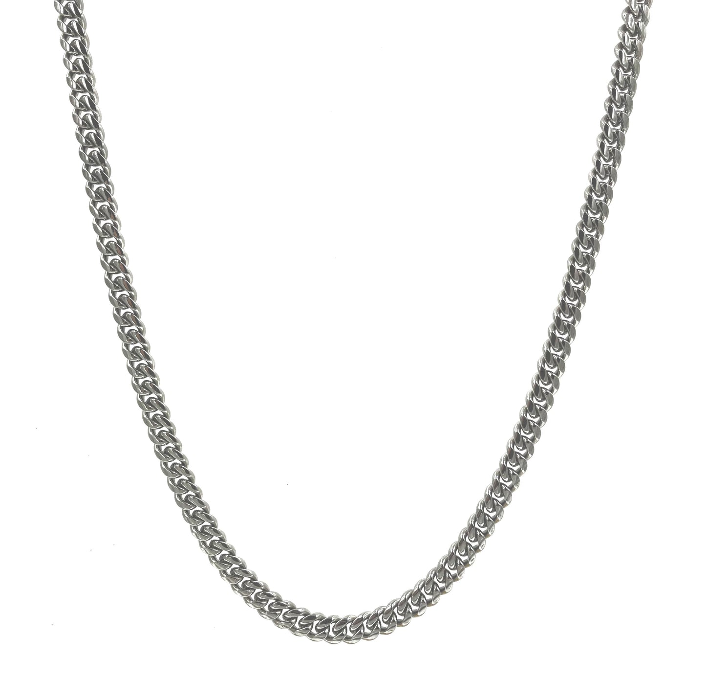 Cuban Chain White Gold 8mm - VALTROVO