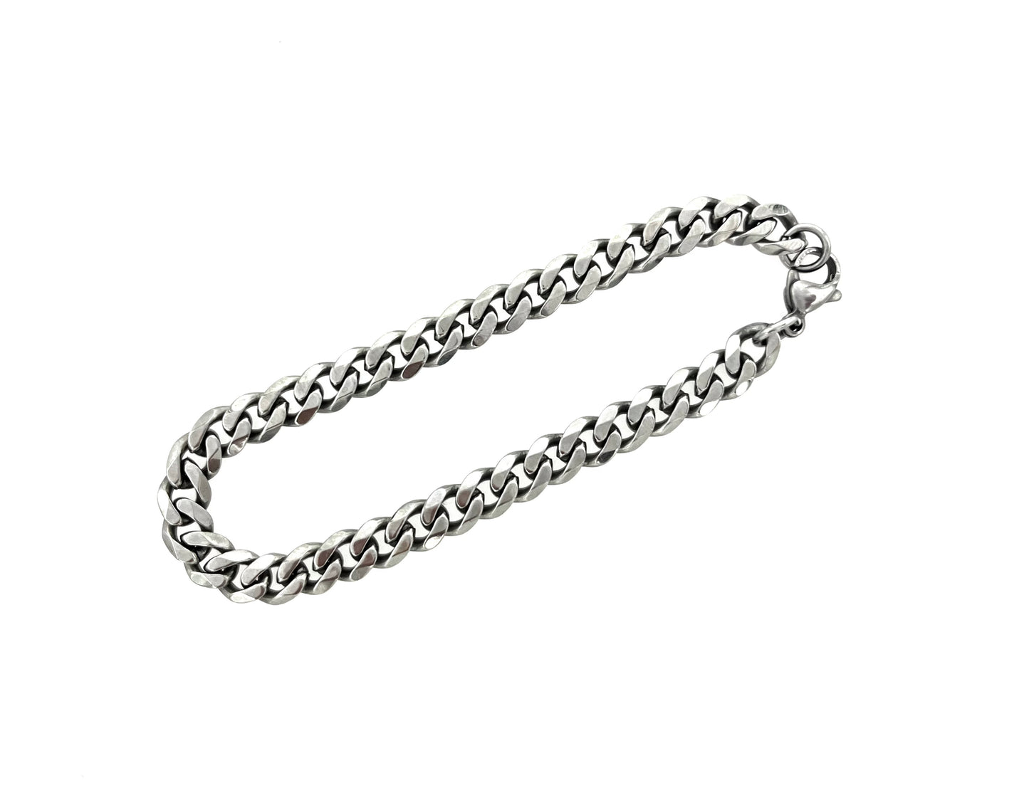 Cuban Stainless Steel Chain Bracelet 3mm, 5mm, 7mm - VALTROVO