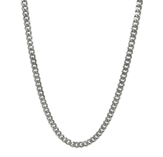 Cuban Curb Chain Stainless Steel 3mm 5mm 7mm - VALTROVO